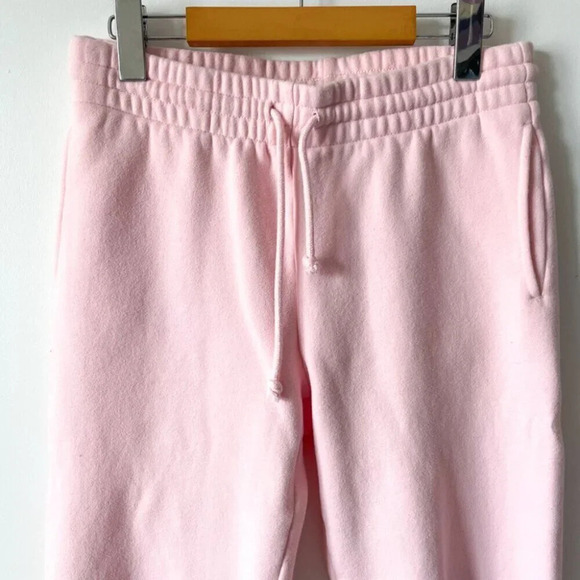 Aritzia TNA Cozy  Fleece Mid Rise Basic Sweatpants Crystal Pink Size Small - Picture 6 of 14